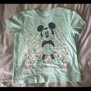 Mickey Mouse Mint Green Kids T-Shirt